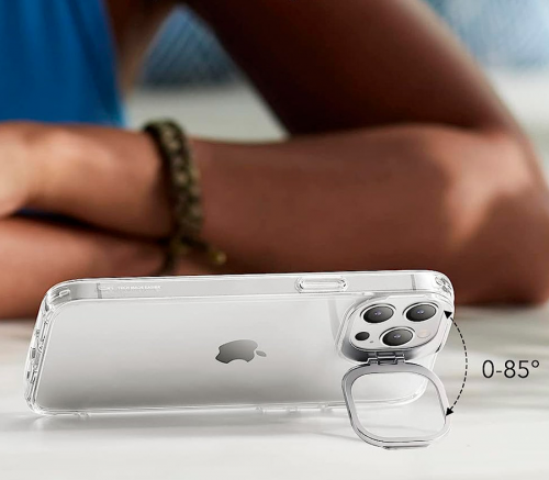 Чехол-накладка ESR Kickstand для iPhone 14 Pro, полиуретан (TPU), прозрачный - фото 3