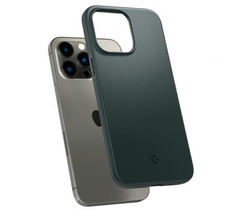 Чехол-накладка Thin Fit для iPhone 14 Pro Max, полиуретан (TPU), ультратонкий, (Abyss Green) тёмно-зелёный - фото 3