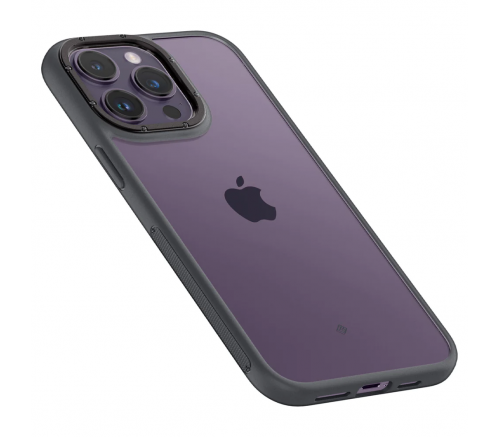 Чехол-накладка Caseology Skyfall для iPhone 14 Pro, полиуретан (TPU), чёрный - фото 4