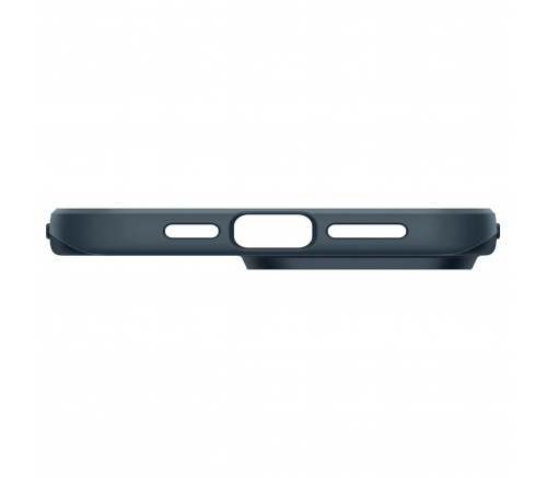 Чехол-накладка Spigen Thin Fit для iPhone 14 Pro, полиуретан (TPU), ультратонкий, (Metal Slate) тёмно-синий - фото 9