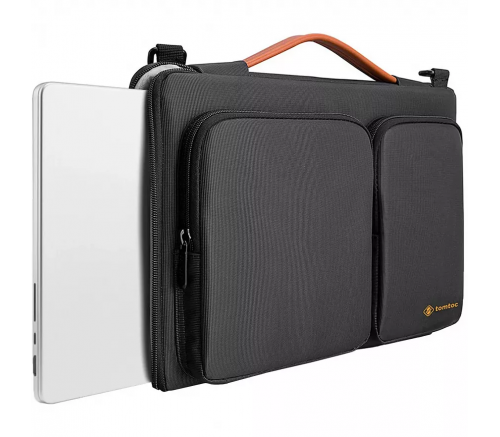 Сумка Tomtoc для ноутбуков 13" Defender Laptop Shoulder Bag A42 черный - фото 3