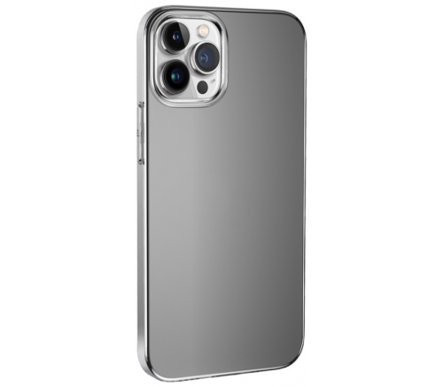 Чехол-накладка Hoco Light Series для iPhone 14 Pro Max, полиуретан (TPU), чёрный прозрачный - фото 2