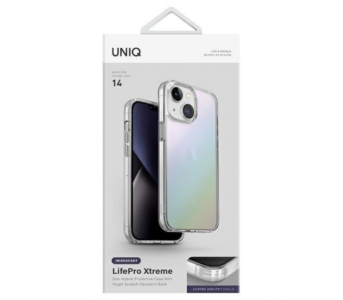 Uniq для iPhone 14 чехол Lifepro Xtreme Радужный - фото 6