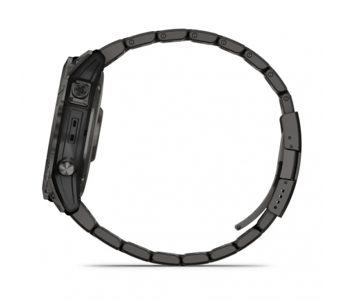 Умные часы Garmin FENIX 7 Sapphire Solar титановый угольно-серый DLC с угольно-серым титановым DLC б - фото 5