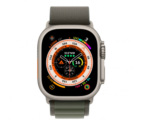 Браслет Apple Alpine зелёного цвета для Apple Watch 44, 45 мм и Ultra - фото 3