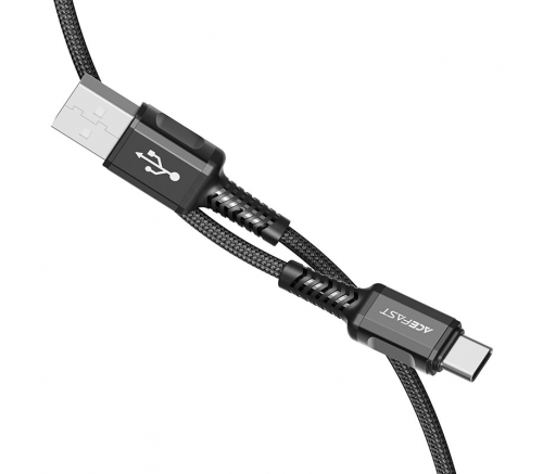 Кабель ACEFAST C1-04 USB-A to USB-C 1.2m (черный) - фото 3