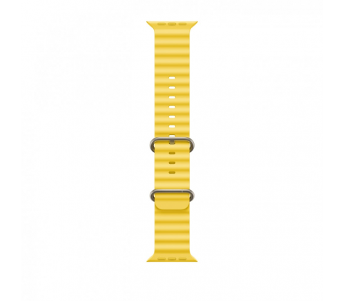 Ремешок Apple Ocean жёлтого цвета для Apple Watch 44, 45 мм и Ultra - фото 3