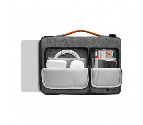 Сумка Tomtoc для ноутбуков 13.5" Defender Laptop Shoulder Bag A42 Gray - фото 3