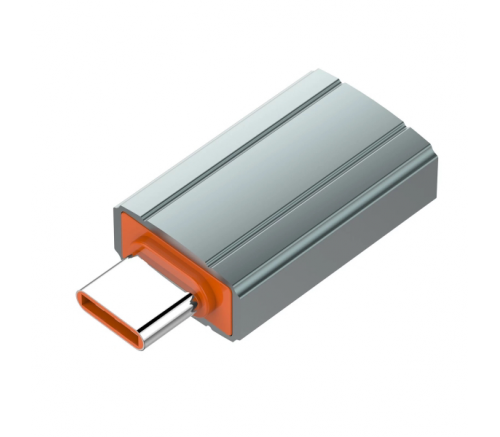 Адаптер LDNIO LC140, с USB-A на USB-C, серый - фото 3