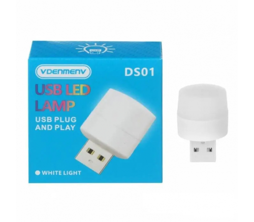 Адаптер для USB LED LAMP Denmen DS01 (белый свет) - фото 4
