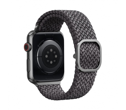 Ремешок Uniq для Apple Watch 45/44/42 mm ASPEN Strap Плетеный Серый - фото 3