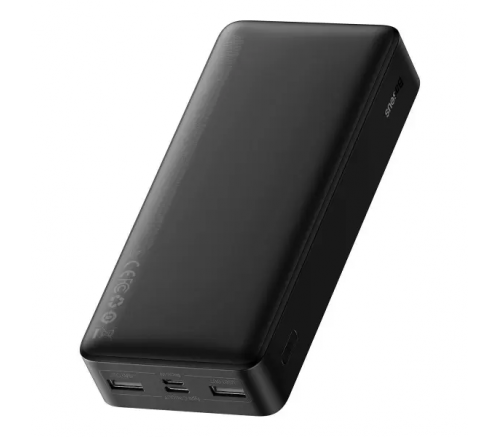 Внешний аккумулятор Baseus Bipow, 15 Вт, 2 USB, USB-C QC, 20000mAh, пластик, черный - фото 3