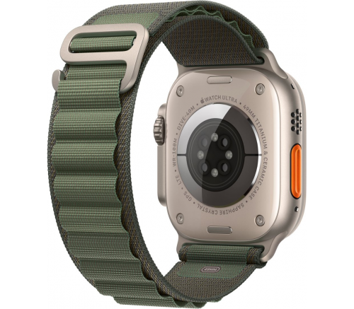 Apple Watch Ultra 2022, 49 мм, корпус из титана, ремешок Alpine зелёный - фото 4
