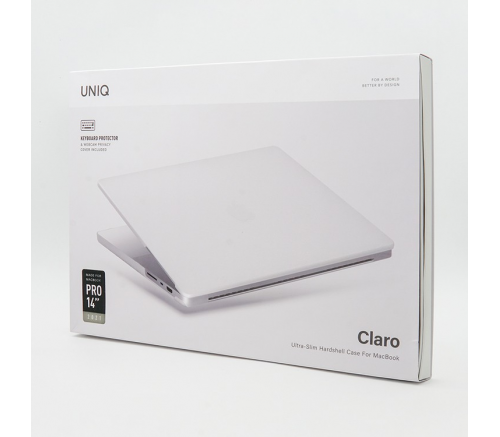 Чехол Uniq для Macbook Pro 14 (2021) HUSK Pro Claro (прозрачный) - фото 4