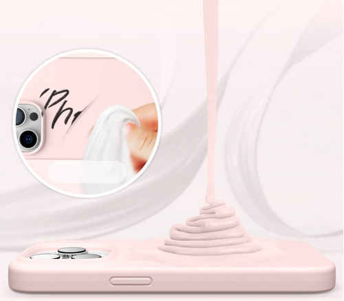 Elago для iPhone 14 Pro Max чехол MagSafe Soft silicone case прекрасный розовый - фото 4