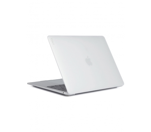 Чехол-накладка Uniq HUSK Pro CLARO для MacBook Air 13 (2018-2020), матовый пластик, прозрачный - фото 4