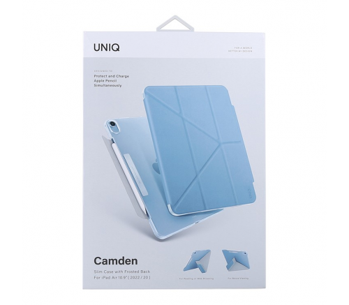 Чехол Uniq для iPad Air 10.9 (2022/20) CAMDEN Anti-microbial Северный синий - фото 5