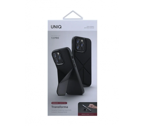Чехол Uniq для iPhone 13 Pro Transforma черный (MagSafe) - фото 7