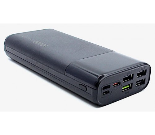 Внешний аккумулятор Borofone DBT01, USB-A, USB-С, Micro-USB, 40000 мАч, 18 ВТ, 3 А, PD+QC3.0, чёрный - фото 5