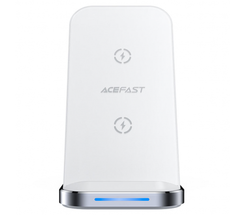 Беспроводное зарядное устройство подставка Acefast E15, 3 в1, 15Вт (белый) - фото 2