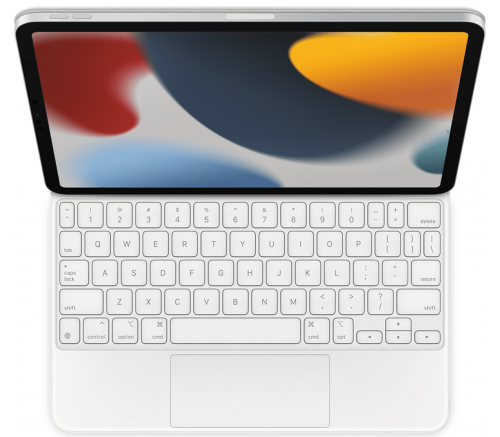 Клавиатура Apple Magic Keyboard для iPad Pro ( 2022), 6‑го поколения, оригинал, русская раскладка, белая - фото 1