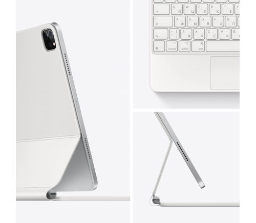 Клавиатура Apple Magic Keyboard для iPad Pro ( 2022), 6‑го поколения, оригинал, русская раскладка, белая - фото 10