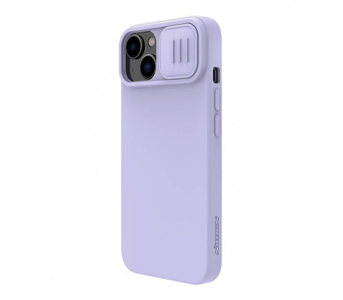 Чехол Nillkin для iPhone 14 CamShield Silky Magnetic Silicone Misty фиолетовый - фото 2