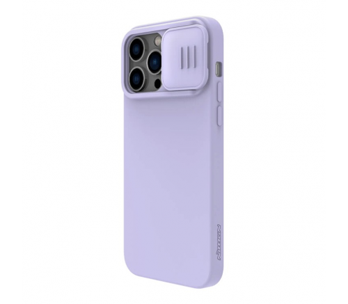 Чехол Nillkin для iPhone 14 Pro CamShield Silky Magnetic Silicone Туманно-фиолетовый - фото 2
