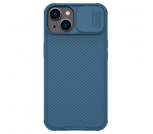 Чехол Nillkin для iPhone 14 CamShield Pro Magnetic голубой - фото 2