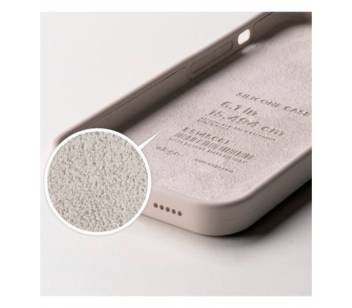 Elago для iPhone 14 чехол Soft silicone (Liquid) Камень - фото 2