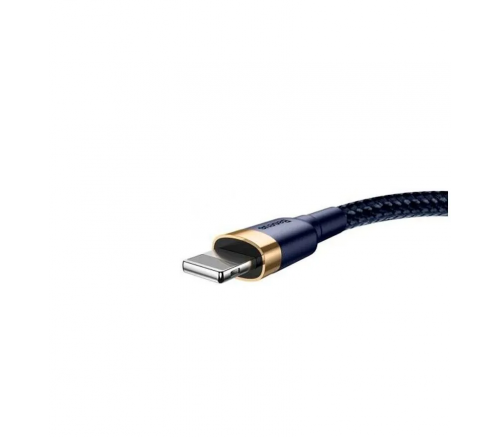Кабель Baseus кабель cafule Cable USB For iP 2.4A 1m Gold+Blue - фото 4
