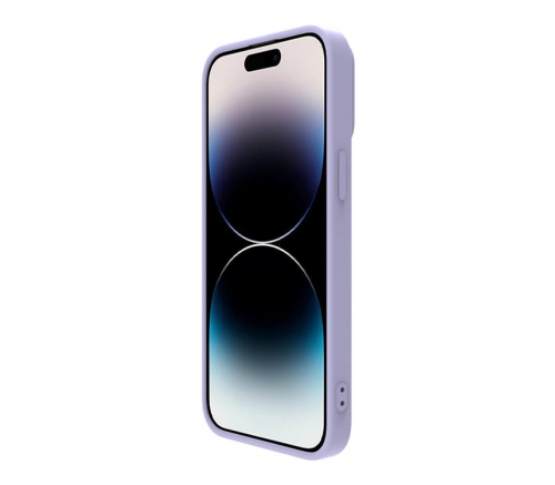Чехол Nillkin для iPhone 14 Pro CamShield Silky Magnetic Silicone Туманно-фиолетовый - фото 4