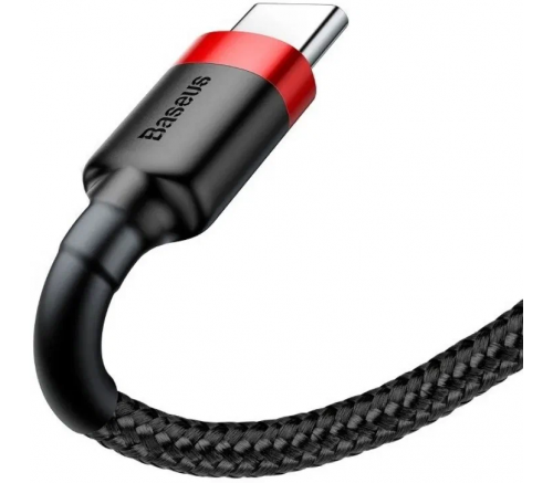 Кабель Baseus cafule Cable USB For Type-C 2A 2M Red+Black - фото 4