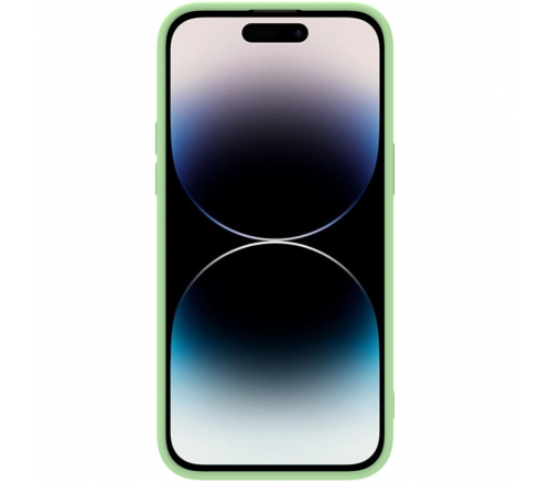 Чехол Nillkin для iPhone 14 Pro CamShield Silky Magnetic Silicone Мятно-зеленый - фото 4