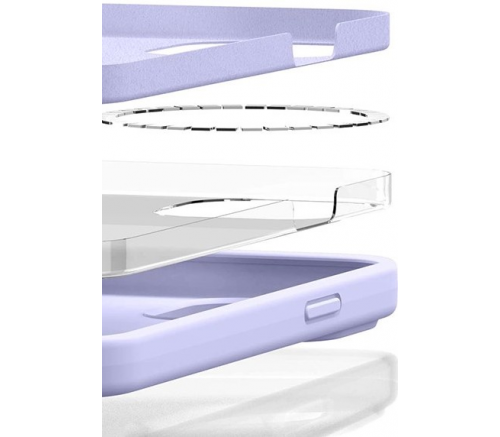 Elago для iPhone 14 чехол MagSafe Soft silicone case Фиолетовый - фото 3