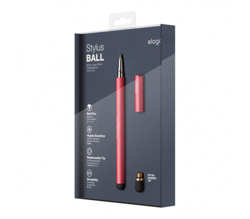 Стилус-ручка Elago Pen Ball Red pink - фото 5