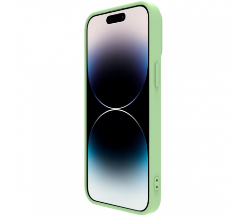 Чехол Nillkin для iPhone 14 Pro CamShield Silky Magnetic Silicone Мятно-зеленый - фото 5
