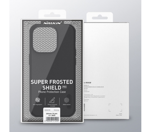 Чехол Nillkin для iPhone 14 Pro Frosted Shield Pro Черный - фото 5