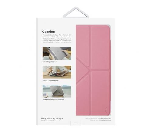 Чехол Uniq для iPad 10.9 (2022 10th Gen) Camden розовый - фото 6
