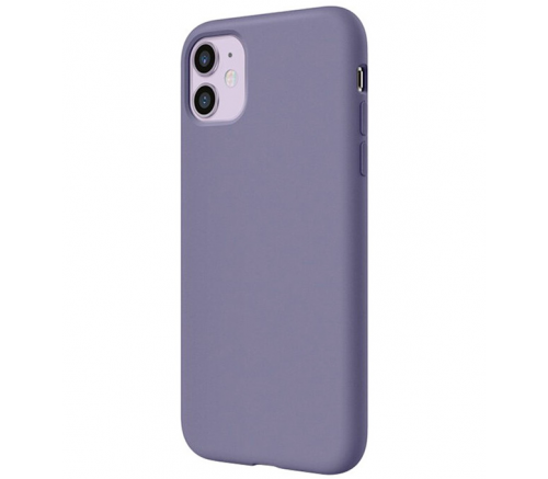 Чехол Elago для iPhone 11 Soft silicone case Lavender Grey - фото 1