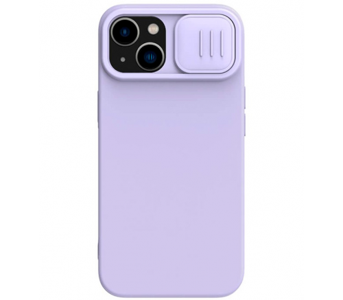 Чехол Nillkin для iPhone 14 CamShield Silky Magnetic Silicone Misty фиолетовый - фото 1