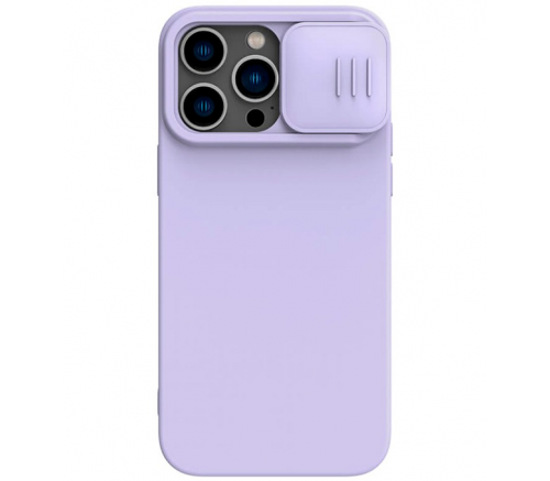 Чехол Nillkin для iPhone 14 Pro CamShield Silky Magnetic Silicone Туманно-фиолетовый - фото 1