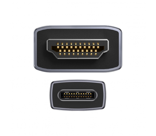 Кабель Baseus High Definition Series Graphene Type-C to HDMI 4K Adapter Cable 2m Black - фото 4