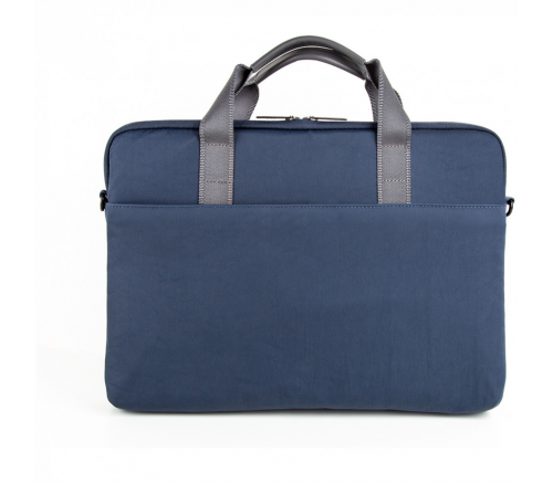 Сумка Uniq для ноутбуков 16" Stockholm Nylon Messenger bag Бездна синяя - фото 2