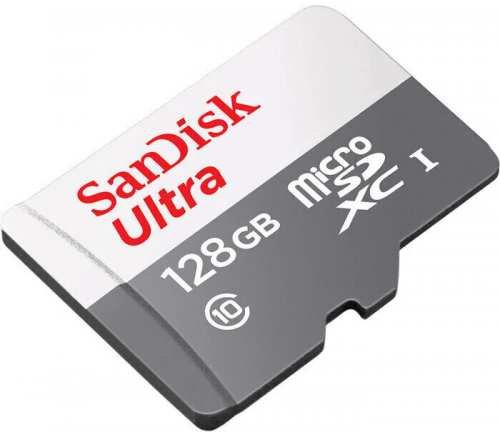 Карта памяти microSDXC Sandisk 128 ГБ, 100MB/s, C10, UHS-I, FullHD - фото 2