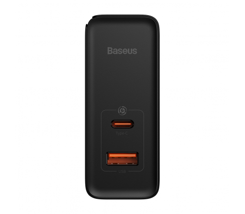 СЗУ Baseus GaN5 Pro Fast Charger C+U 100W Black +Mini Cable Type-C to Type-C 100W 1m черный - фото 3