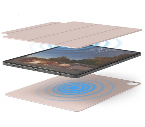 Чехол Elago для iPad Pro 11 (2020/21/22 2/3/4th) чехол Magnetic Folio Песочно-розовый - фото 3