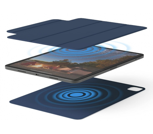 Чехол Elago для iPad Pro 11 (2020/21/22 2/3/4th) чехол Magnetic Folio голубой - фото 3