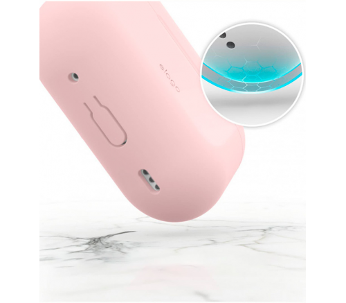 Чехол силиконовый Elago для AirPods Pro 2 чехол Silicone case прекрасный розовый - фото 4