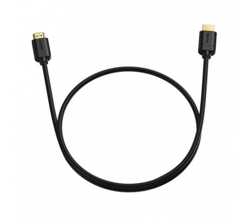 Кабель Baseus high definition Series HDMI To HDMI Adapter Cable 1m Black - фото 2